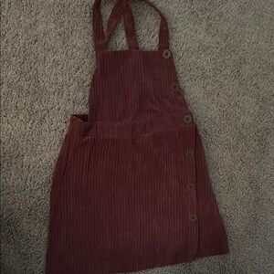 Art Class Burgundy Corduroy Kids Dress